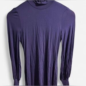 Lulu's Deep Blue Long Sleeve Dress